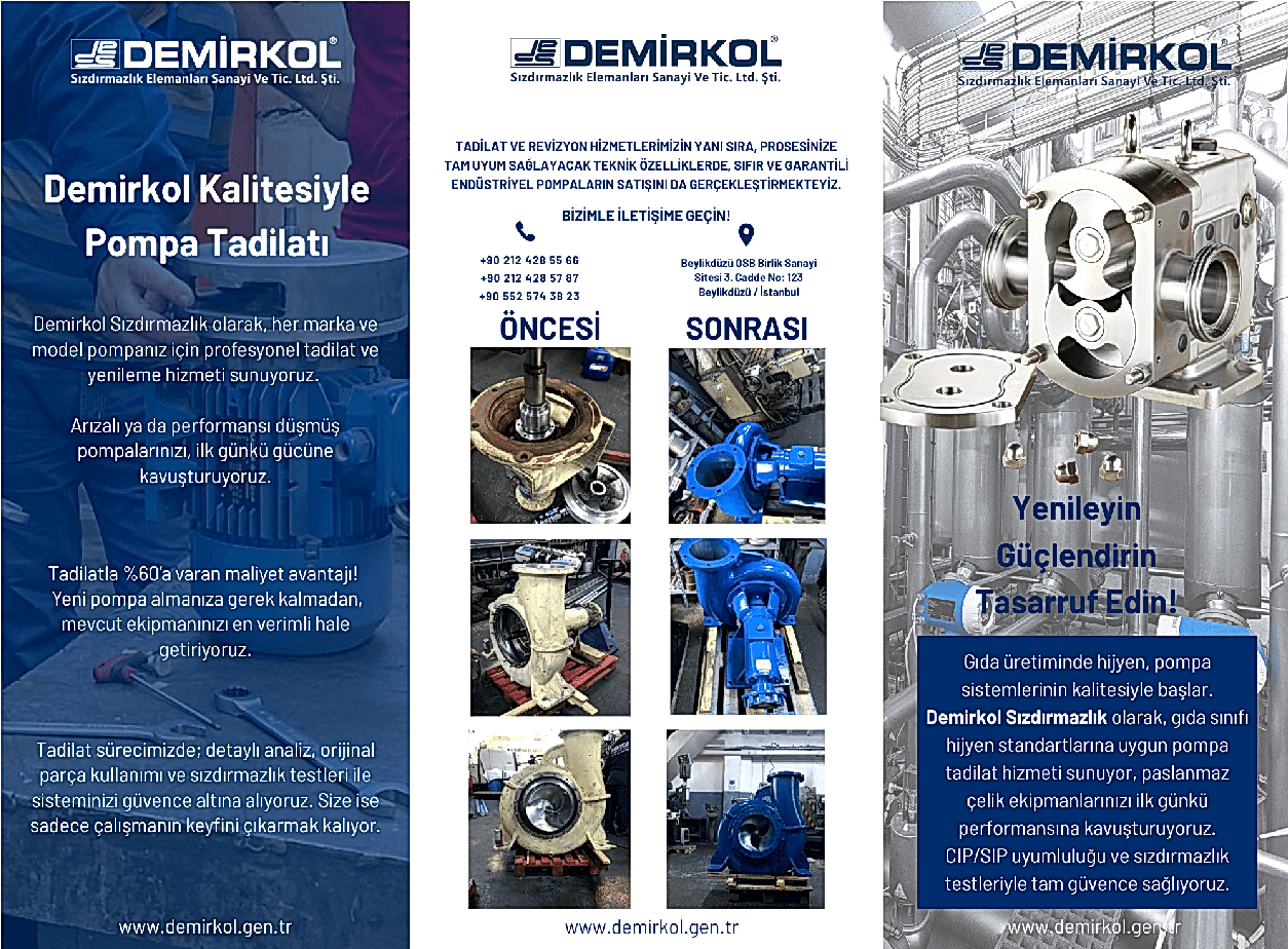 Pompa Tamir ve Tadilatları